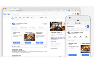 google my business profile on mobile phone and desktop