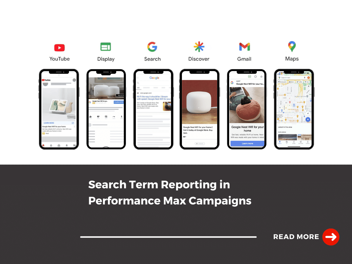 Search Term Reporting in Performance Max Campaigns